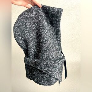 Caloics Gray Heather Winter Hood for men, women, and kids over 8, like new